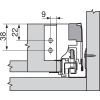 Mocowanie ścianki tylnej TANDEMBOX Blum Z30N000S.04, wys.N 53/81,5mm, szare, komplet